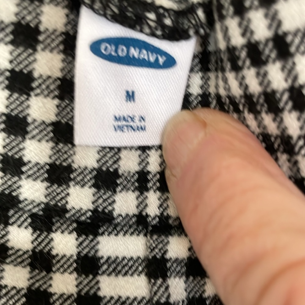 Old Navy elastic waist, wide leg, 2 pocket, polyester pants - Picture 4 of 6